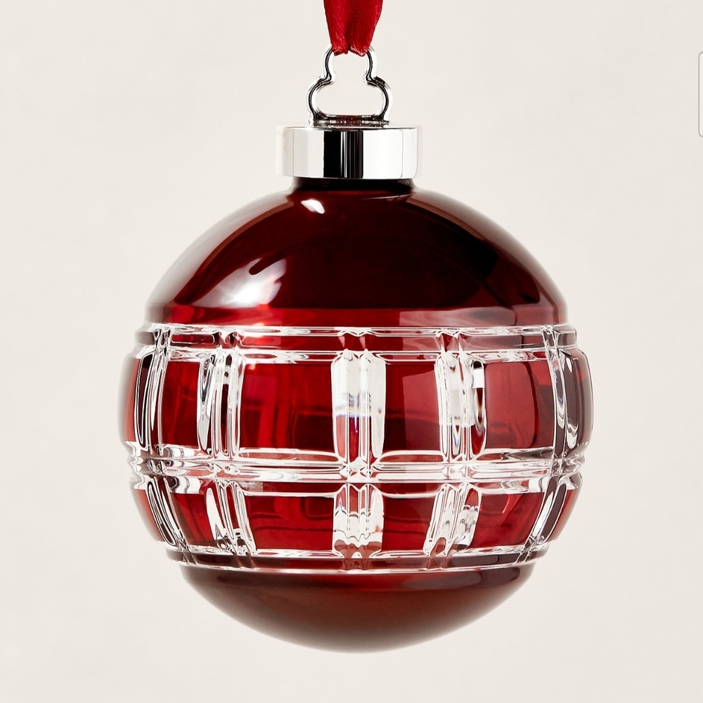 Ralph Lauren Hudson Red Crystal Ornament